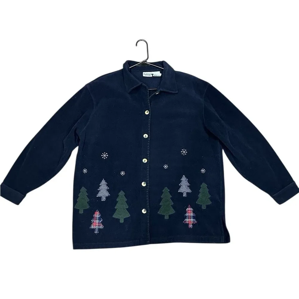 🎄Vintage Capacity Knit Christmas Cardigan Women’s Size Small‎ - EUC ❄️